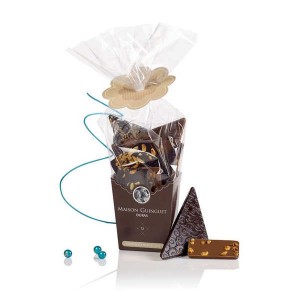 Bouquet de chocolats noirs et laits - Le cornet 250g