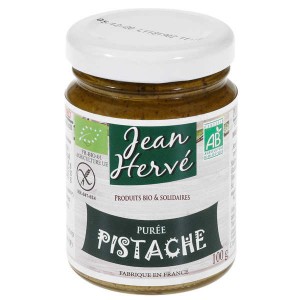 Purée de pistaches bio (purée pur fruit) - Pot 350g