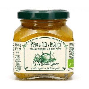 Pesto de pois chiche et basilic bio - Pot 180g