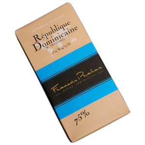 Tablette chocolat noir République Dominicaine - Trinitario 75% - Tablette 100g
