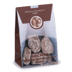 Muscatine - Chocolats noisettes, amandes et crêpes dentelles - Etui 100g