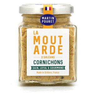 Moutarde d'Orléans aux Morceaux de cornichons croquants - Pot 200g