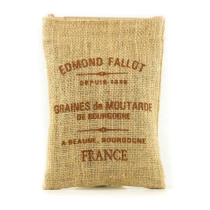 Graines de Moutarde de Bourgogne - Sac toile de jute - Sachet 250g