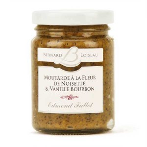 Moutarde à la fleur de noisette et vanille Bourbon - Bernard Loiseau - Bocal 100g