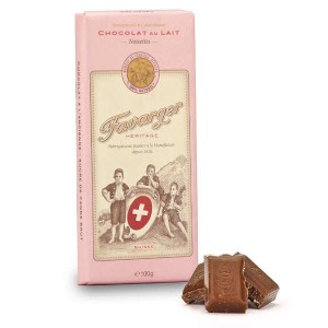 Tablette de chocolat suisse au lait et noisettes - Tablette 100g