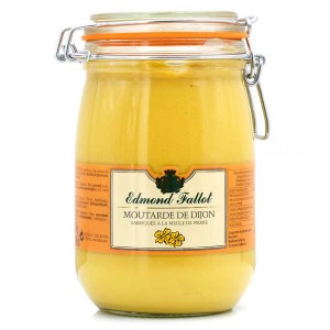 Moutarde de Dijon Edmond Fallot en bocal Le Parfait 1.1kg - Bocal pratique 1.1kg