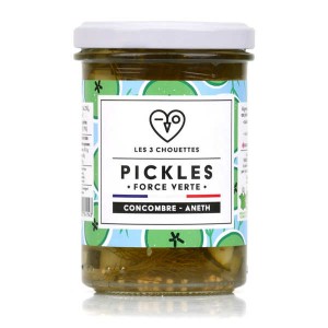Pickles de concombre et aneth bio - Pot 110g