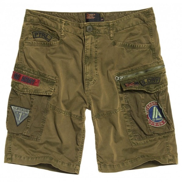 Short Superdry Core Lite Parachute Dakota Green