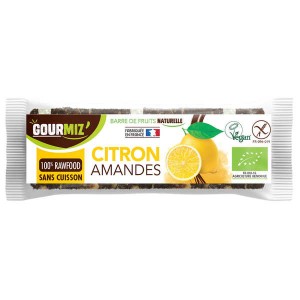 Barre crue et bio Citron - Amandes - Barre 35g