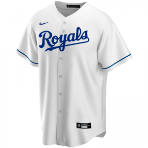 Maillot de Baseball MLB Kansas City Royals Nike Replica Home Blanc pour Homme