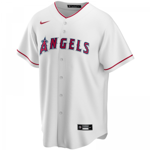 Maillot de Baseball MLB Los Angeles Angels Nike Replica Home Blanc pour Homme