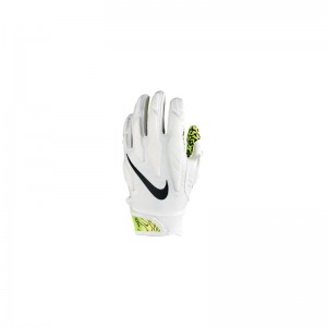 Gant de football américain Nike Superbad 5.0 Blanc Volt pour Junior