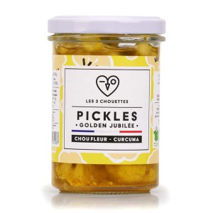 Pickles de chou-fleur curcuma bio - Pot 90g