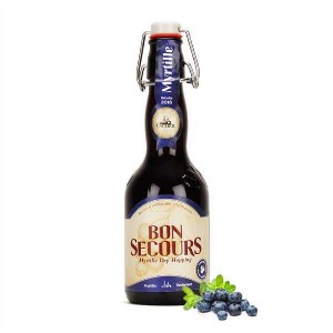 Bon Secours myrtille - Bière belge aromatisée - 6,4% - Bouteille 33cl