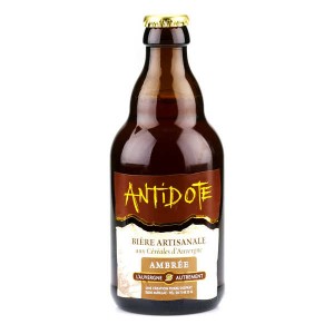 Bière ambrée d'Auvergne - Antidote (Gentiane et châtaigne) 6% - Bouteille 33cl