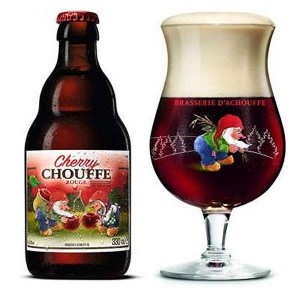 Cherry Chouffe - Bière belge aromatisée à la cerise 8% - Bouteille 33cl