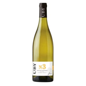 UBY N°3 Colombard Sauvignon vin blanc de Gascogne - Bouteille 75cl