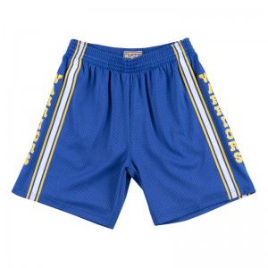 Short NBA Golden State Warriors 1981-82 Mitchell & Ness Swingman Bleu pour Homme