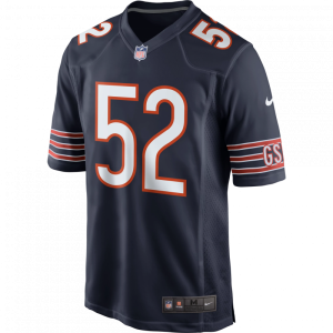 Maillot NFL Khalil Mack Chicago Bears Nike Game Team Colour bleu marine