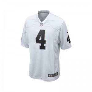 Maillot NFL Derek Carr Las Vegas Raiders Nike Game Team colour blanc