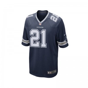 Maillot NFL Ezekiel Elliott Dallas Cowboys Nike Game Team colour bleu marine