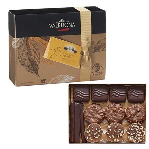 Ballotin assortiment de 25 chocolats - Valrhona - 25 chocolats - 230g