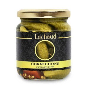 Cornichons de France au vinaigre de vin - Bocal 330g (190g net)