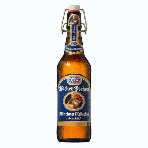 Hacker Pschorr Naturtrübes Kellerbier - Bière Allemande 5,5% - Bouteille 50cl