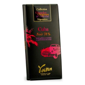 Tablette chocolat noir Cuba 78% - Voisin - Tablette 100g