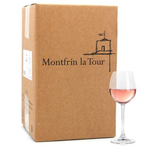 Montfrin La Tour vin rosé bio en BIB de 5L - Bag in Box 5L