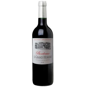 Le Grand Humeau AOP Bordeaux vin rouge - 2016 - bouteille 75cl