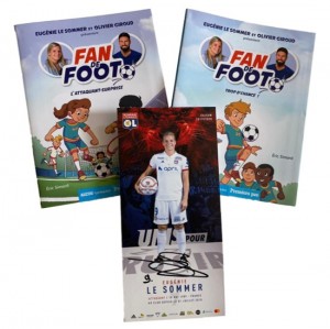 Pack Livres "Fan de Foot" Tomes 1 et 2 + Carte Dédicacée