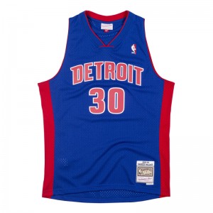 Maillot NBA Rasheed Wallace Detroit Pistons 2003-04 Mitchell & ness Hardwood Classic Swingman Bleu