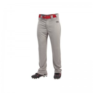 Pantalon De Baseball Rawlings Long Gris Pour Homme