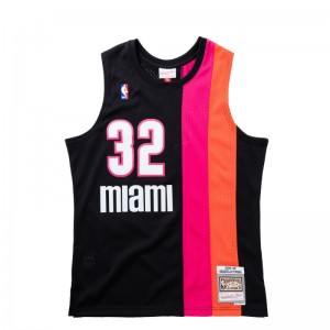 Maillot NBA Shaquille O'neal Miami Heat 2005-06 Mitchell & ness Hardwood Classic swingman Noir