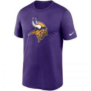 T-shirt NFL Minnesota Vikings Nike Logo Essential Violet pour homme