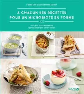 Livre de cuisine "A chacun ses recettes pour un microbiote en forme"