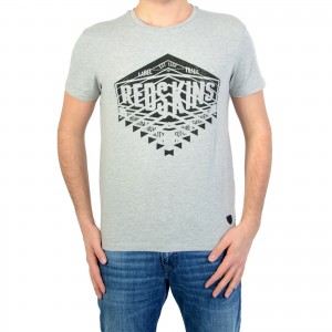 T-shirt Redskins Warrin Calder Grey Chine