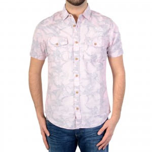 Chemise Petrol Industries Sunset Pink