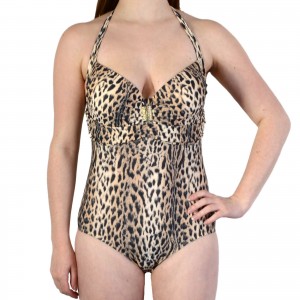 Maillot de Bain 1 Pièce Valège Wabaso Star Leopard