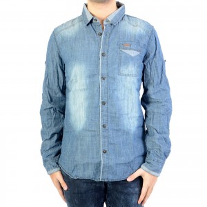 Chemise Deeluxe Metal S17433 Denim Blue