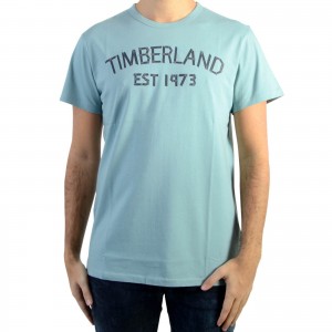 Tee Shirt Timberland Tape Tee Stone Blue