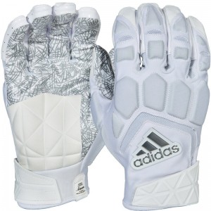 Gant de football américain adidas Freak Max 2.0 Blanc pour Linemen