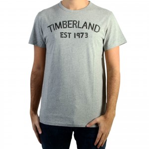Tee Shirt Timberland Tape Tee Med Gry Heat