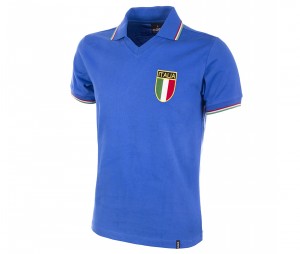 Maillot Vintage Italie 1982 Bleu