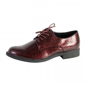 Chaussure Derby The Divine Factory Bordeaux