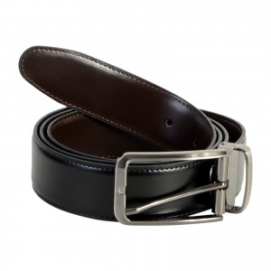 Ceinture Torrente Avec Boite Cadeau Reversible Noir et Marron CM27