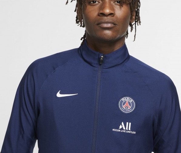 Survetement nike psg bleu deals