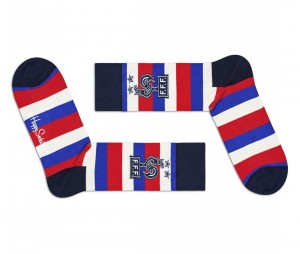 Paire de chaussettes Happy Socks France Bleu/Blanc/Rouge