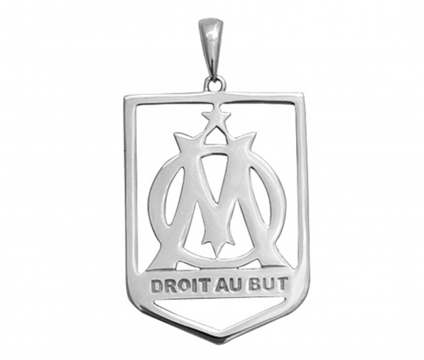 Licence Officielle Porte-clés OM Champions League 3D Argent - tightR -  tightR